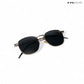 Metal Glint - Black Gold Square Sunglasses - RB2433
