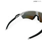 Swift - White Orange Polarized Wrap Around Sunglasses - RB2513