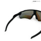 Swift - Black Blue Polarized Wrap Around Sunglasses - RB2512
