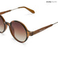 Pondy Palette - Cocoa Dusk Round Sunglasses - RB2551