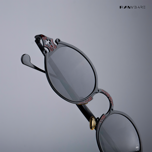 Jaisalmer Glow - Cherry Coal Polarized Oval Sunglasses - RB2664