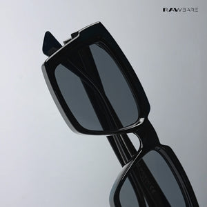 Kolkata Chrome - Metro Black Square Sunglasses - RB2648