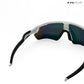 Swift - White Blue Polarized Wrap Around Sunglasses - RB2514