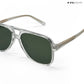 Patiala Drop - Glass Grove Geometric Aviator Sunglasses - RB2543