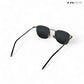 Metal Glint - Silver Black Square Sunglasses - RB2436