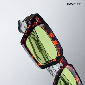 Varkala Veil - Leaf Core Rectangle Sunglasses - RB2722