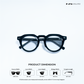 Groove - Black Round Bluecut Eyewear - RB2749