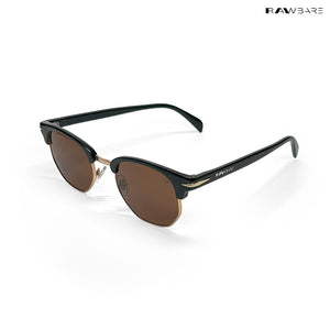 Delhi Daze - Burnt Loft Clubmaster Half Rim Sunglasses - RB2559
