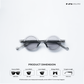 Shillong Shades - Moonstone Round Sunglasses - RB2618