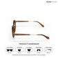 Pondy Palette - Cocoa Dusk Round Sunglasses - RB2551