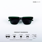 Waypoint - Green Wayfarer Sunglasses - RB2528