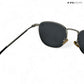 Metal Glint - Silver Black Square Sunglasses - RB2436