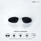 Street Phantom - Monochrome Rush Wraparound Sunglasses - RB2753