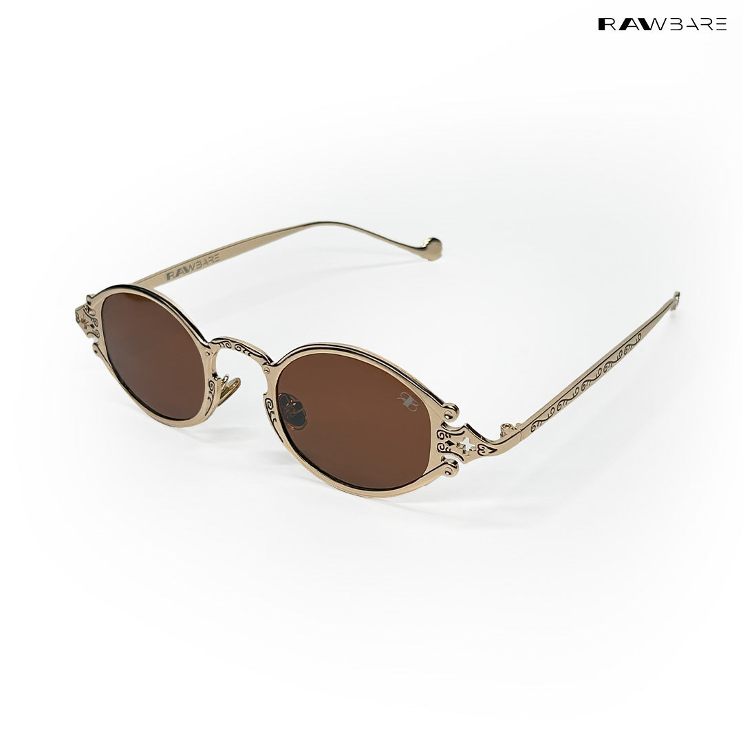 Jaisalmer Glow - Hazel Gleen Polarized Oval Sunglasses - RB2666