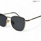 Metal Glint - Black Gold Square Sunglasses - RB2433