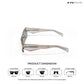 Morjim Muse - Mono Mist  Rectangle Sunglasses - RB2555