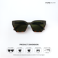 Kochi Gaze - Wild Eclipse Cateye Sunglasses - RB2599