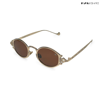 Jaisalmer Glow - Hazel Gleen Polarized Oval Sunglasses - RB2666