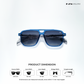 Diu Dawn - Sky Depth Square Sunglasses - RB2725