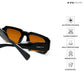 Bombay Breeze - Midnight Pop Rectangle Sunglasses - RB2545