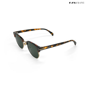 Delhi Daze - Pine Haze Clubmaster Half Rim Sunglasses - RB2560