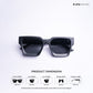 Boxy Bold - All Black Square Sunglasses - RB2527
