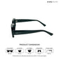 Allure - All Black Rectangle Sunglasses - RB2520