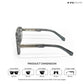 Glare - Cloud Rectangle Sunglasses - RB2324