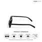 Sol - Black Rectangle Sunglasses - RB2462