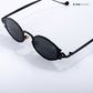 Jaisalmer Glow - Cherry Coal Polarized Oval Sunglasses - RB2664