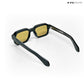 Angular Aura - Dusky Olive Polarized Rectangle Sunglasses - RB2449