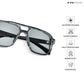 Glare - Cloud Rectangle Sunglasses - RB2324