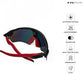 Swift - Red Orange Polarized Wrap Around Sunglasses - RB2515