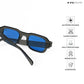 Lilrecta - Grey Blue Rectangle Sunglasses - RB2525