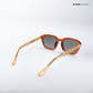 Gwalior Glow - Citrus Veil Rectangle Sunglasses - RB2626