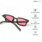 Sol - Jungle Pink Rectangle Sunglasses - RB2465