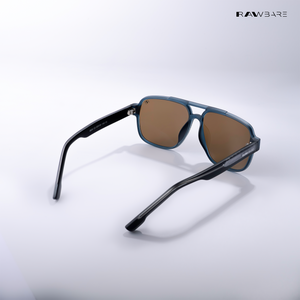 Rohtang Ray - Ocean Roast Angular Modified Square Sunglasses - RB2569