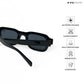 Lilrecta - All Black Rectangle Sunglasses - RB2524