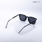 Quadra - Black Polarized Square Sunglasses - RB2411