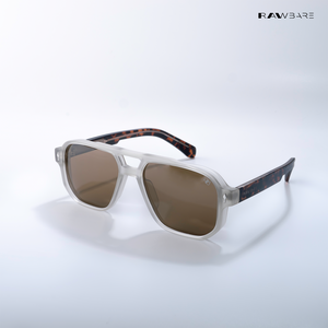 Glare - Cheetah Polarized Rectangle Sunglasses - RB2323