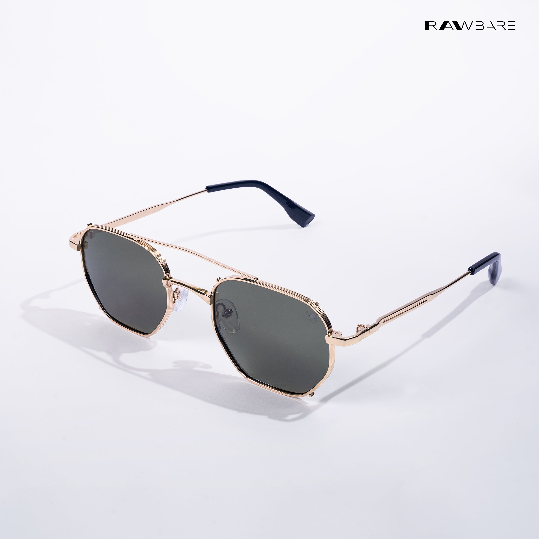 Vizag Prism Sunlit Jade Hexagon Sunglasses RB2615 — Rawbare