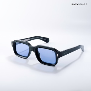 Angular Aura - Midnight Polarized Rectangle Sunglasses - RB2448