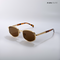 Jodhpur Noir - Burnished Gold Polarized Geometric Sunglasses - RB2669