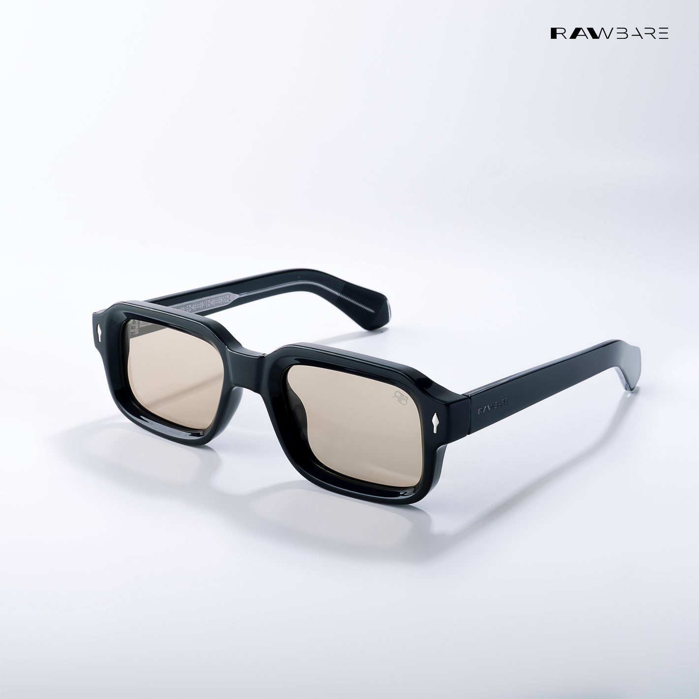 Angular Aura - Dusky Olive Polarized Rectangle Sunglasses - RB2449