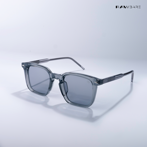 Quadra - Grey Polarized Square Sunglasses - RB2414