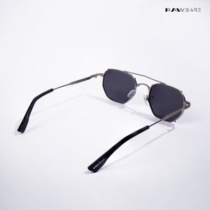 Vizag Prism - Harbor Smoke Polarized Hexagon Sunglasses - RB2614
