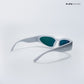 Street Phantom - Amber Strike Wraparound Sunglasses - RB2754