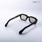 Angular Aura - Dusky Olive Polarized Rectangle Sunglasses - RB2449
