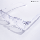 Solar Sleek - Crystal Blue Cut Wayfarer - RB2510