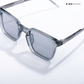 Quadra - Grey Polarized Square Sunglasses - RB2414